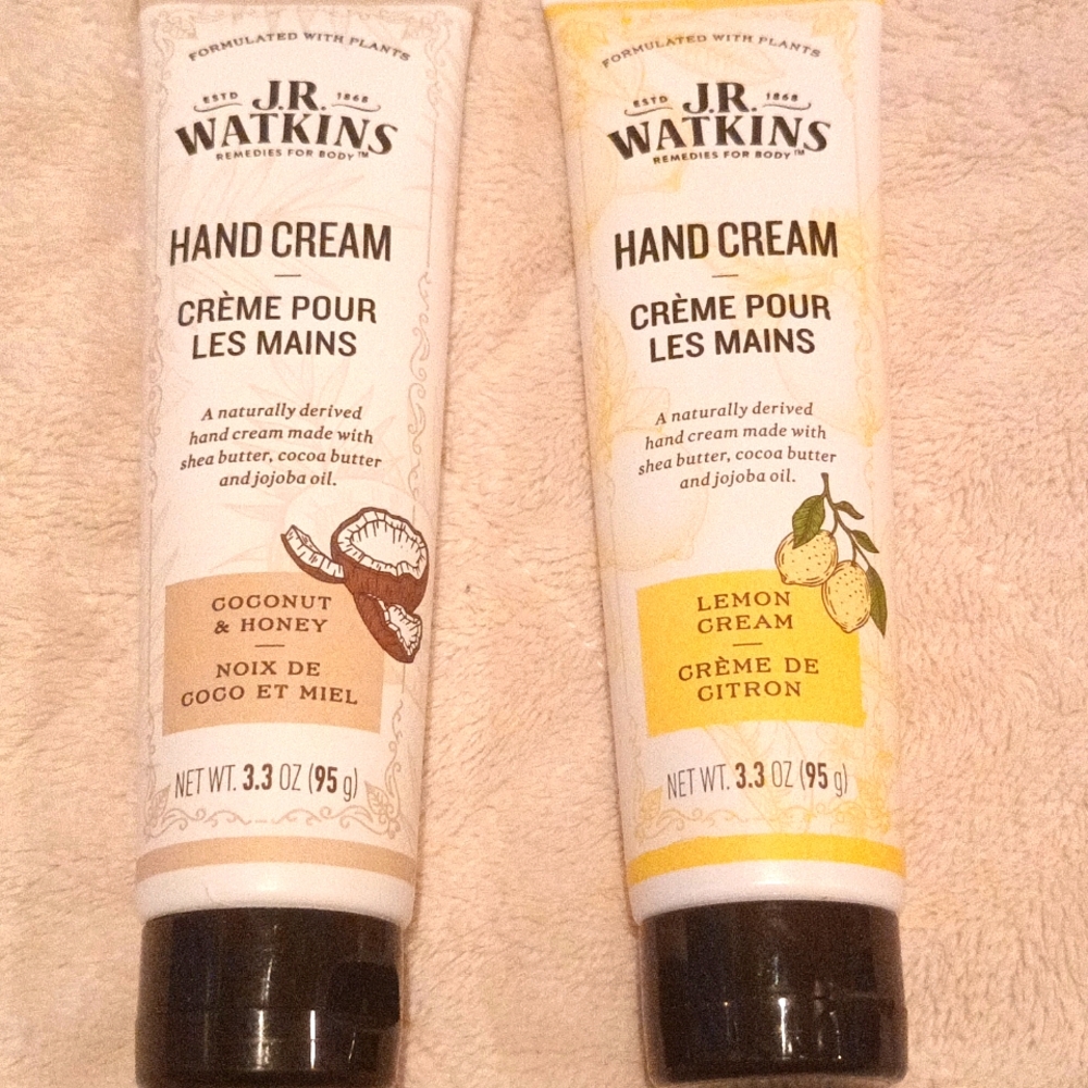 J.R. Watkins Hand Creams $11 per Container